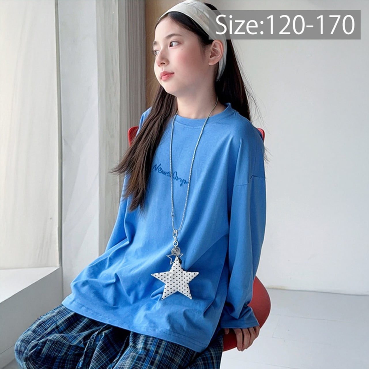 ワンポイント ルーズロングTシャツ