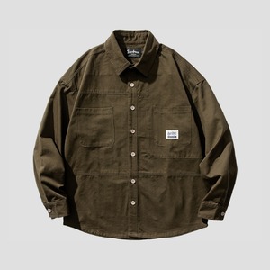 Front pocket design shirt C4539