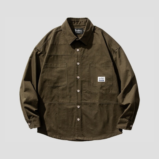 Front pocket design shirt C4539