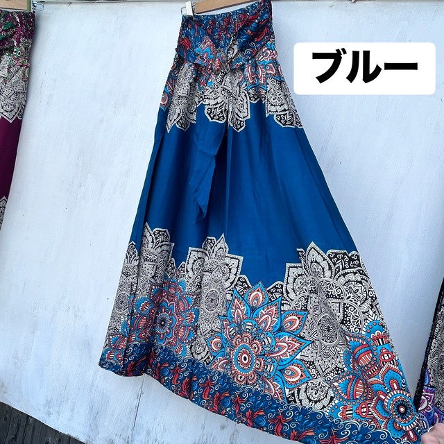 ふんわりエスニック2ウェイスカート