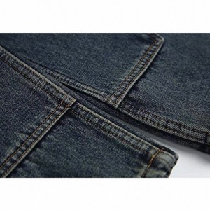 Curved panel denim pants 1233