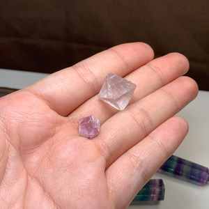 3.ペア☆カラフルフローライトうさぎさん