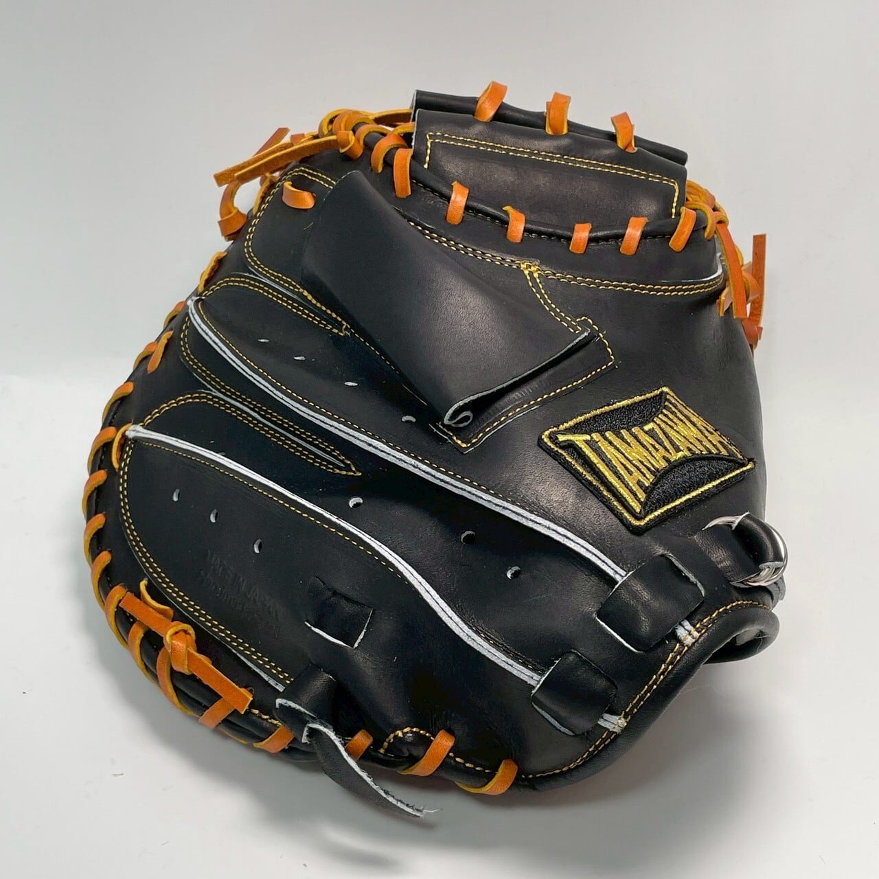 【硬式】玉澤 キャッチャーミット DELUXE TKC-TL2DX型 右投げ(本体:ブラック× 紐:タン)|タマザワ_02