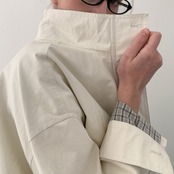 Doublure Check Stand Collar jacket F0610