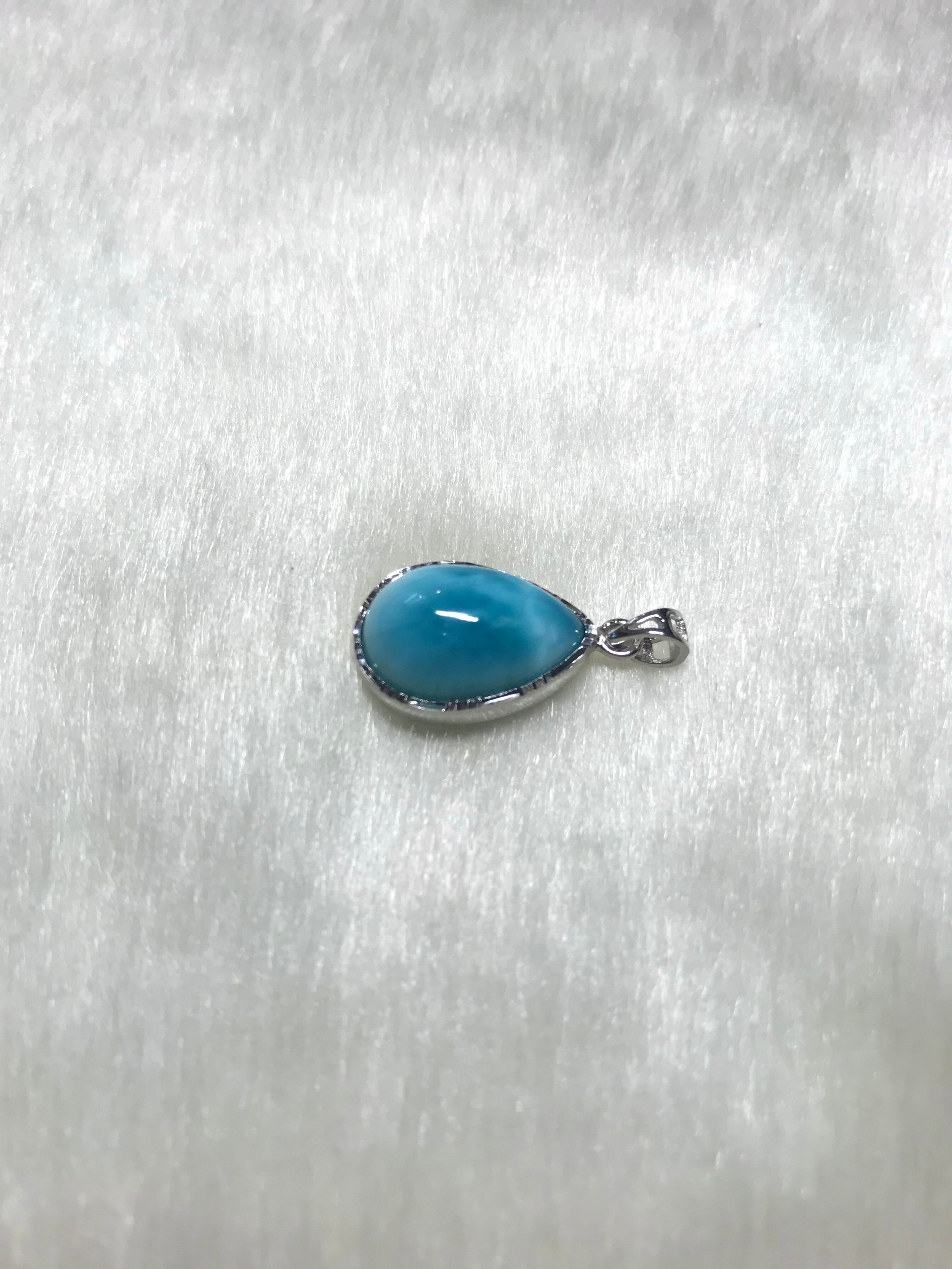 ラリマー　ペンダントトップ　P-4 ドミニカ共和国