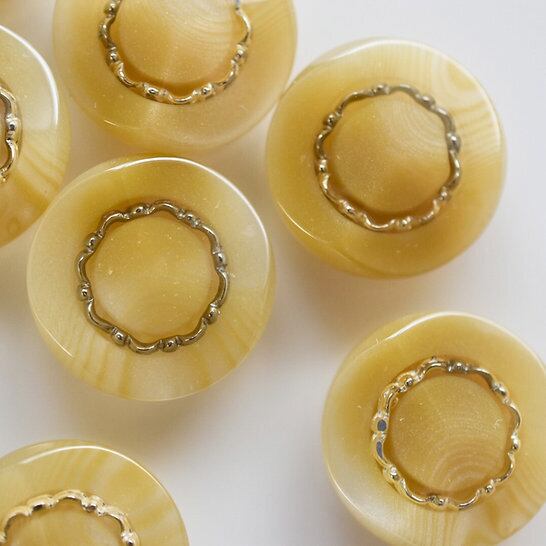 シルバーフラワー×ベージュマーブル 20.5㎜