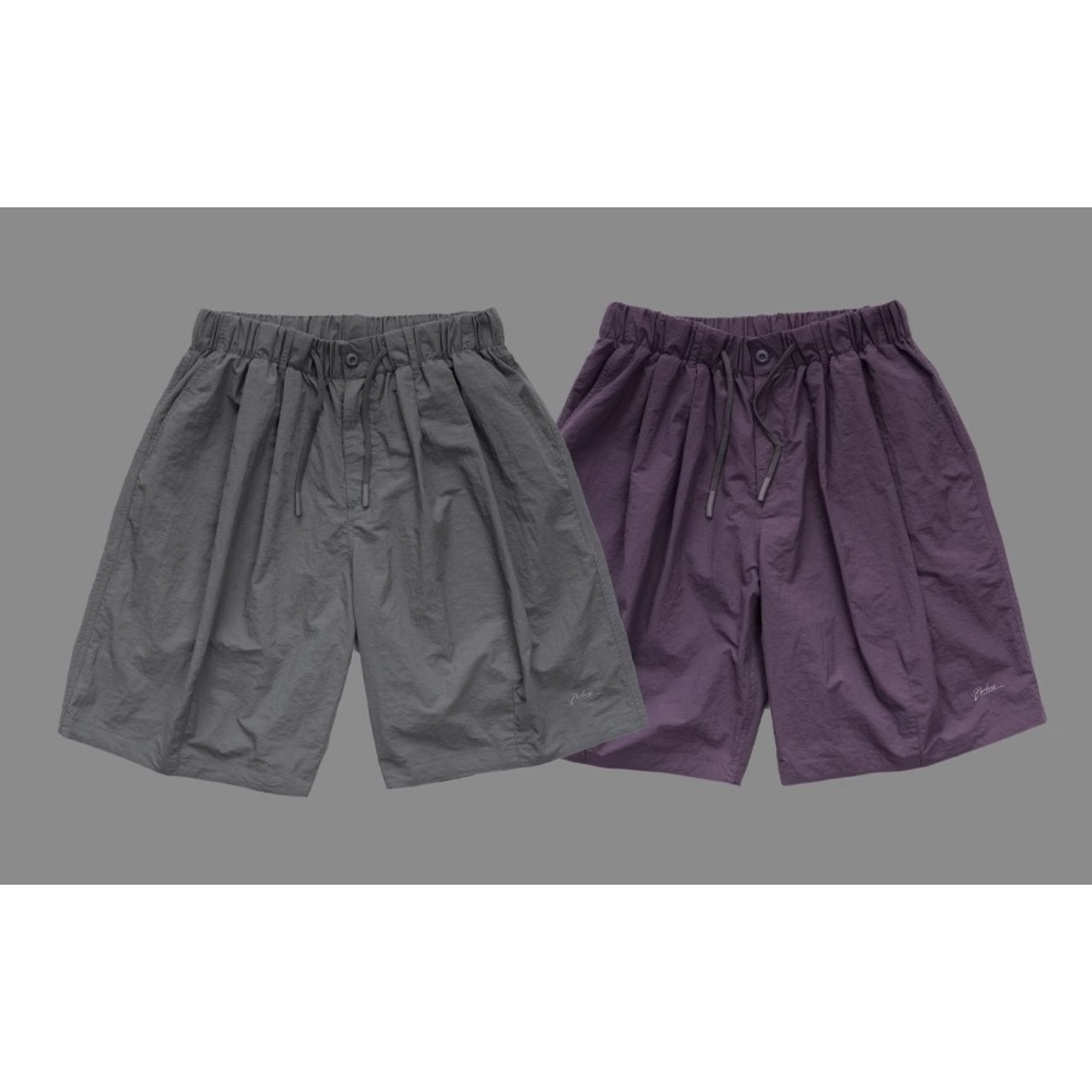 Wide tuck relax shorts 0942 - 13
