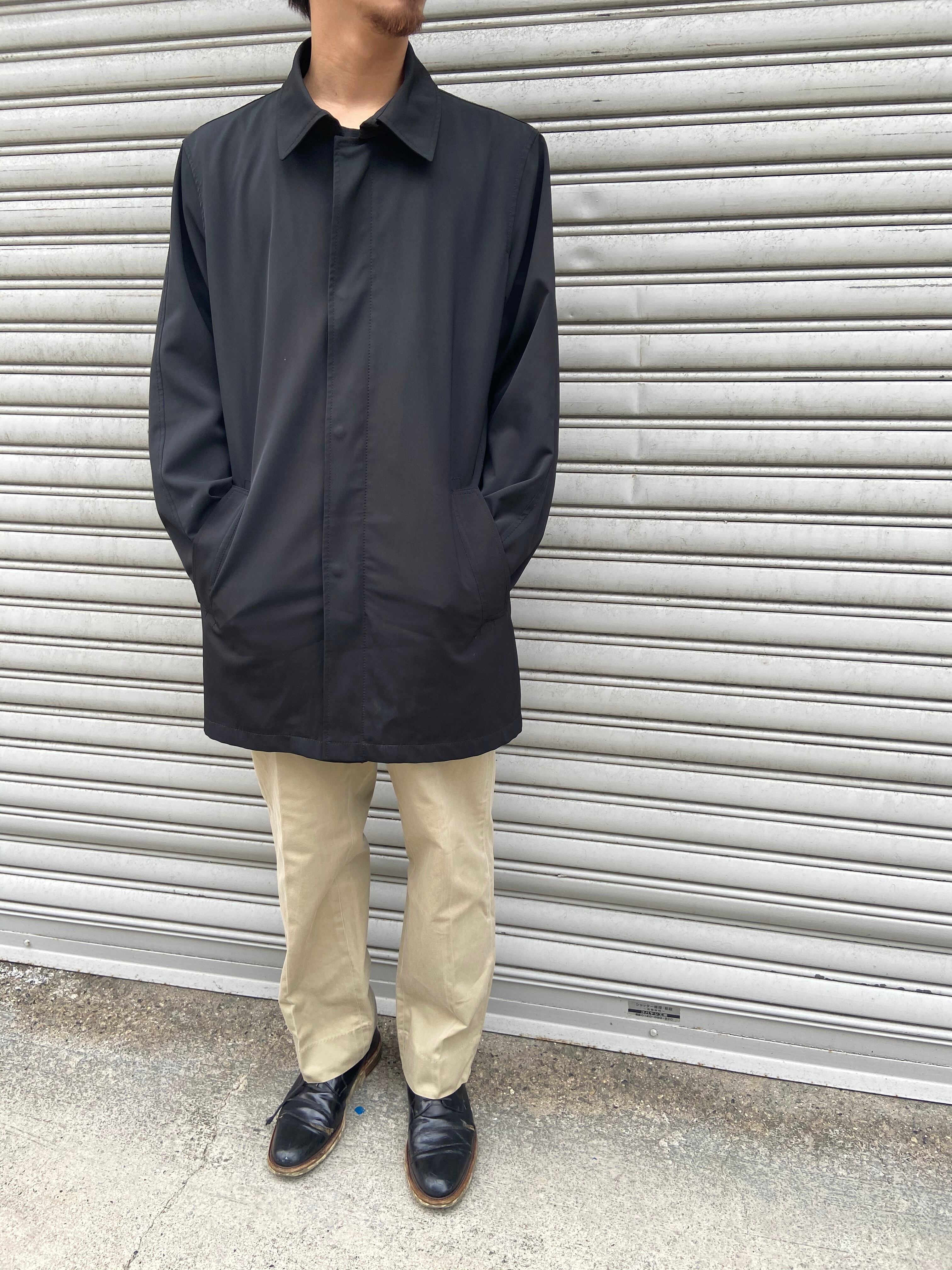 【美品】COACH コーチ ステンカラー コート 黒 ブラック XL