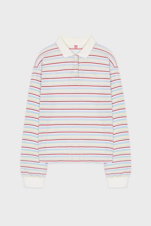 [SINOON] Stripe PK Shirt (Blue) 正規品 韓国ブランド 韓国通販 韓国代行 韓国ファッション シヌン シヌーン