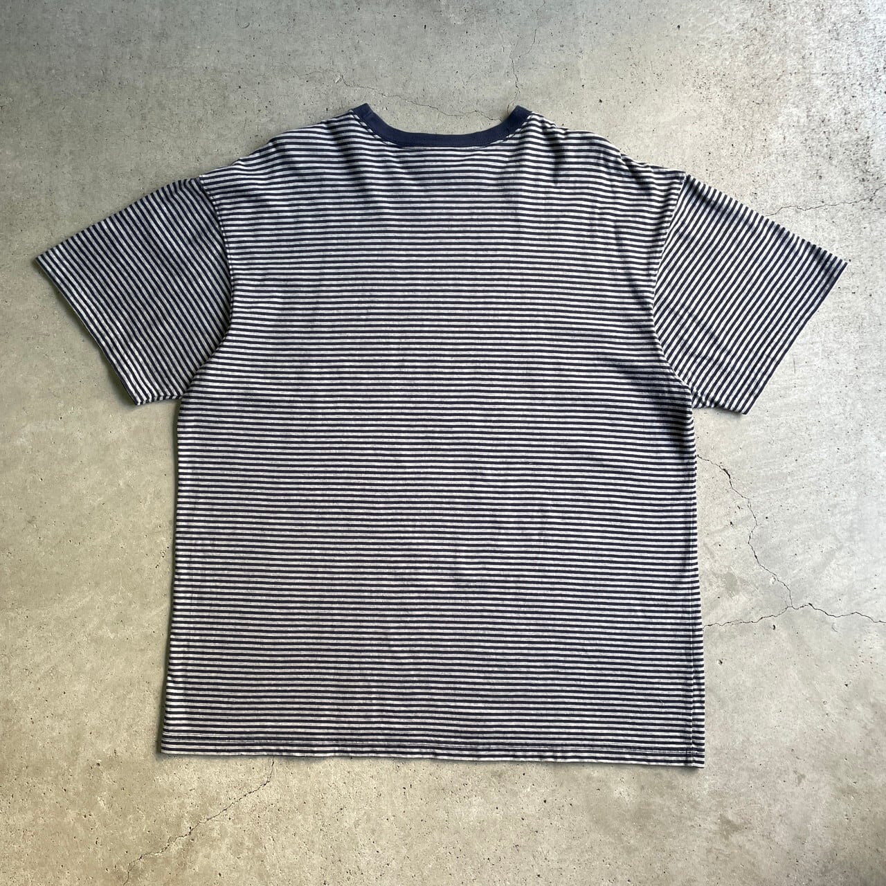 90年代 OLD GAP オールドギャップ 細ピッチ ボーダーTシャツ メンズXL 