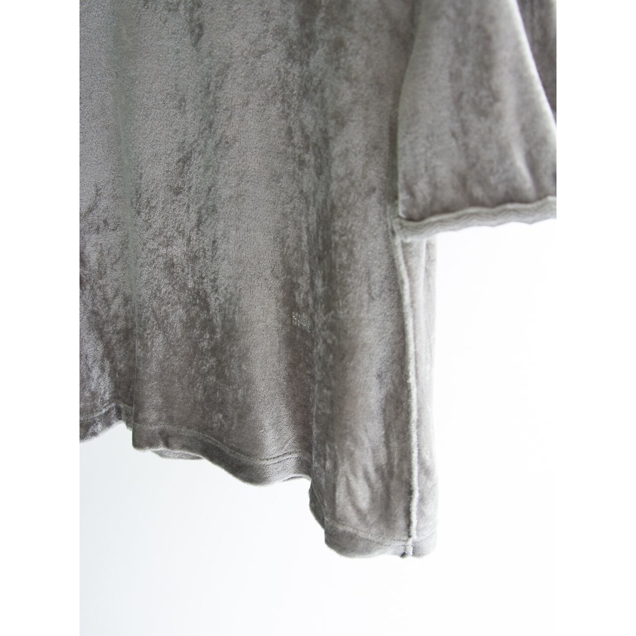 【SONIA RYKIEL】Made in France 100% Viscose Velour Jersey Pullover（ソニアリキエル フランス製ヴィスコース べロアジャージー プルオーバー トップス）