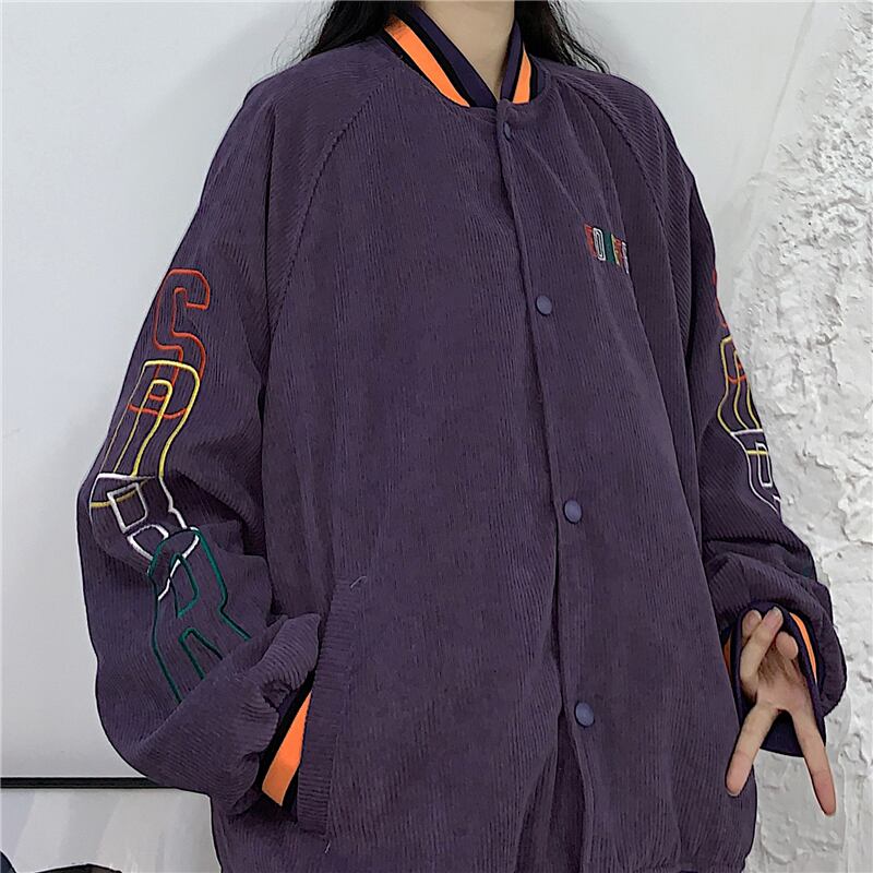 Styleシリーズ 2color ジャケット スタジャン スカジャン 男女兼用 フリーサイズ ゆったり 可愛い Elegant