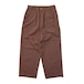 NOROLL / THICKWALK PANTS -SMOKE BROWN-