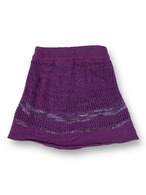 Knit mini skirt