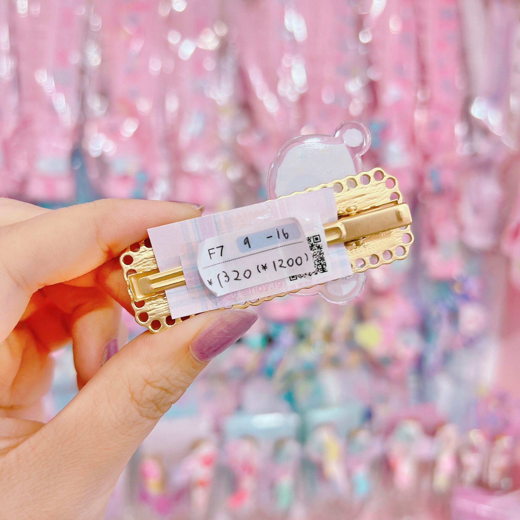 【F7】9-16ヘアクリップ