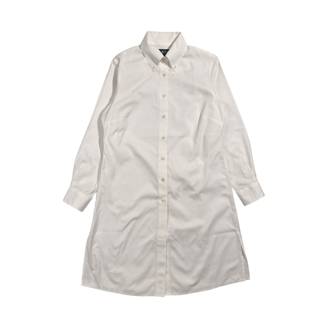 Brooks Brothers ブルックスブラザーズ NON-IRON BD ボタンダウン 長袖 ロングシャツ 4/ホワイト系 100% レディース