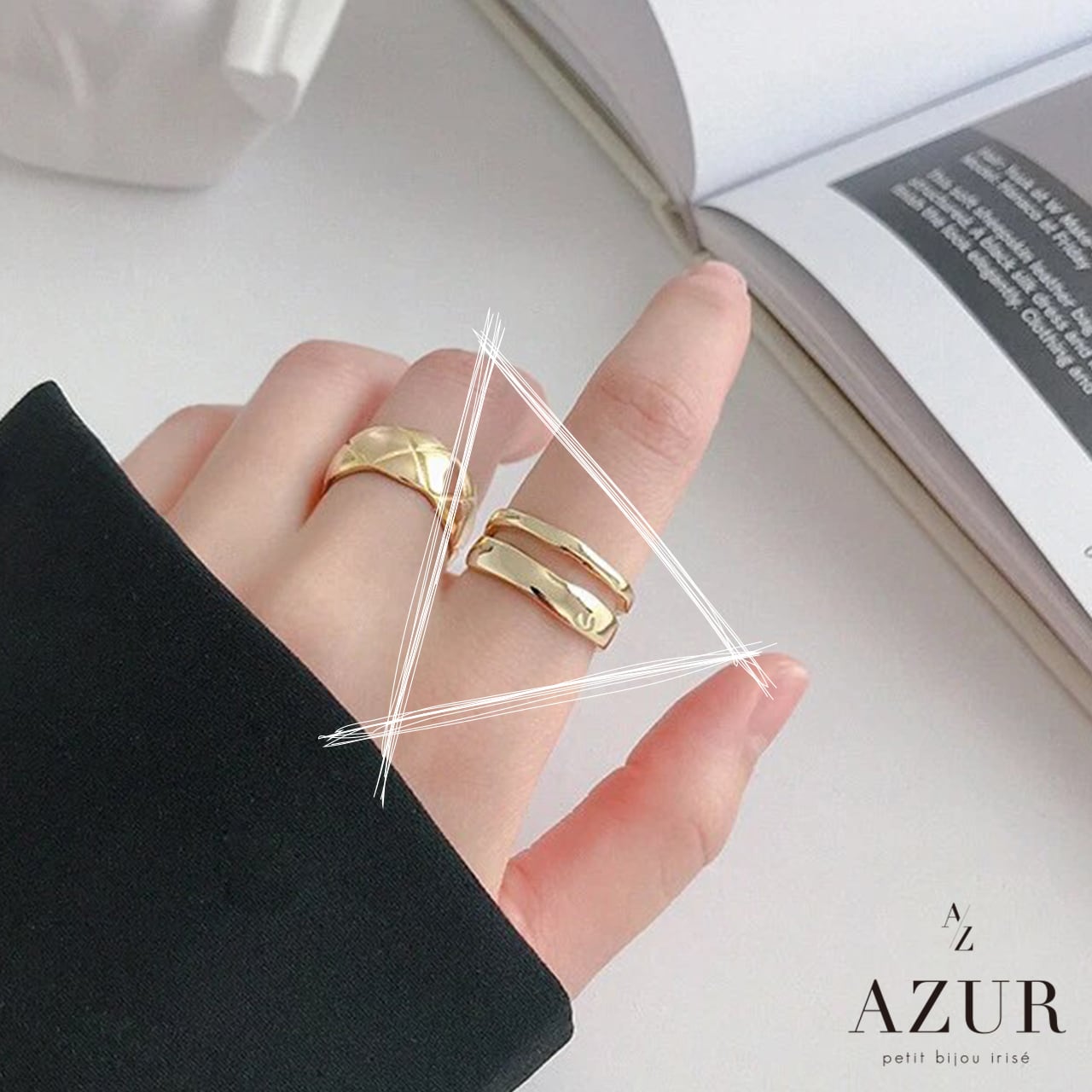 ダブルウェーブリング