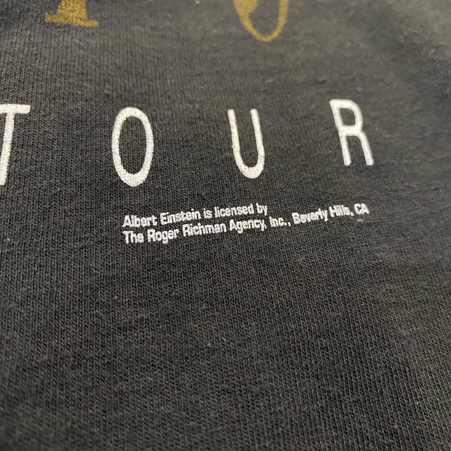 90s Einstein RELATIVITY universal tour T-shirt | What