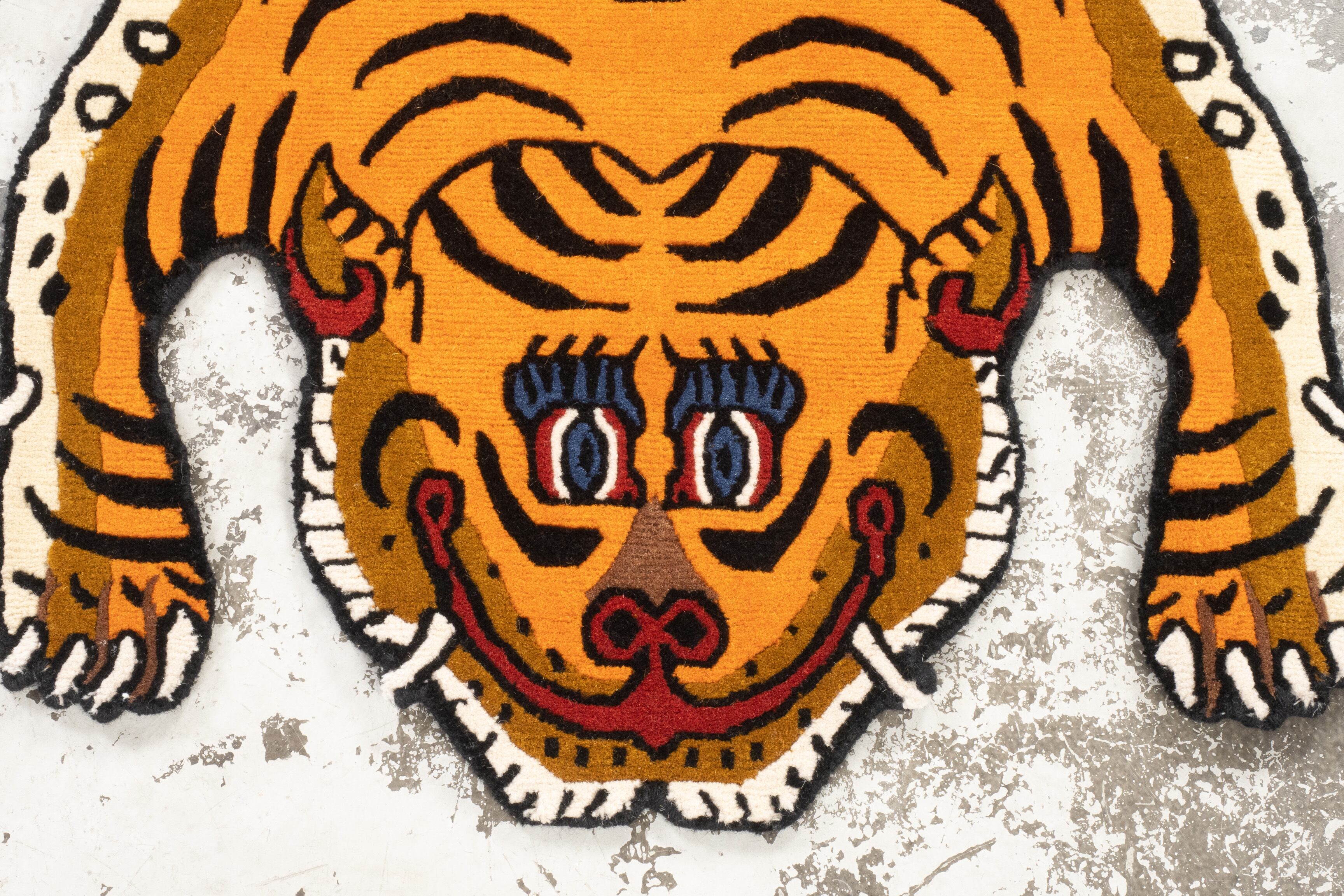 Tibetan Tiger Rug 《Sサイズ•ウール285》チベタンタイガーラグ