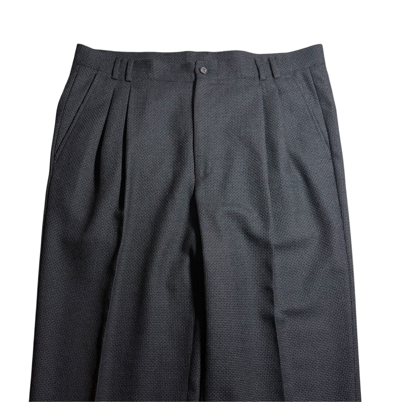 vintage GIANNI VERSACE COUTURE woven fabric wool slacks