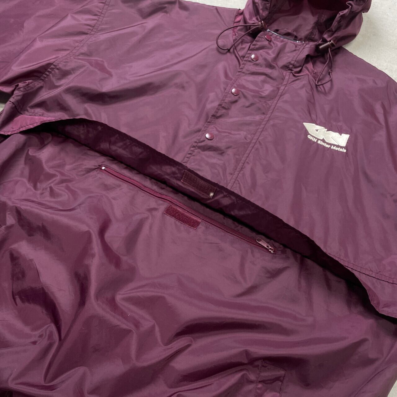 90年代 HOLLOWAY ホロウェイ ナイロンアノラックパーカー メンズXL