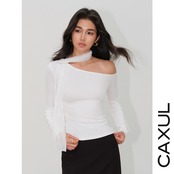 Organza Scarf Slim Top/3color