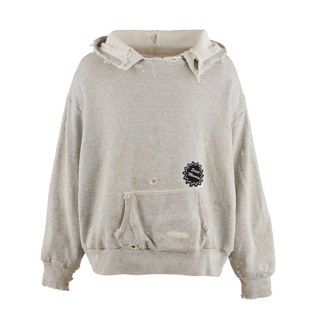 【SAINT MICHAEL】SM-YS8-0000-039/HOODIE/DOUBLE FACE/GRAY