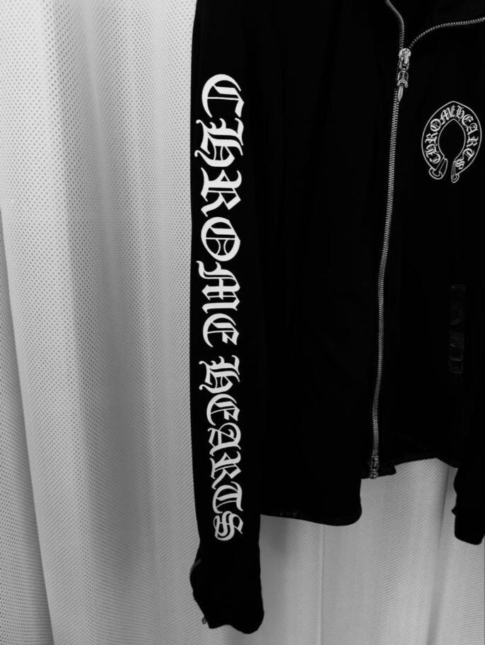 CHROME HEARTS クロムハーツ レザー切 カシミヤ ダガージャケット