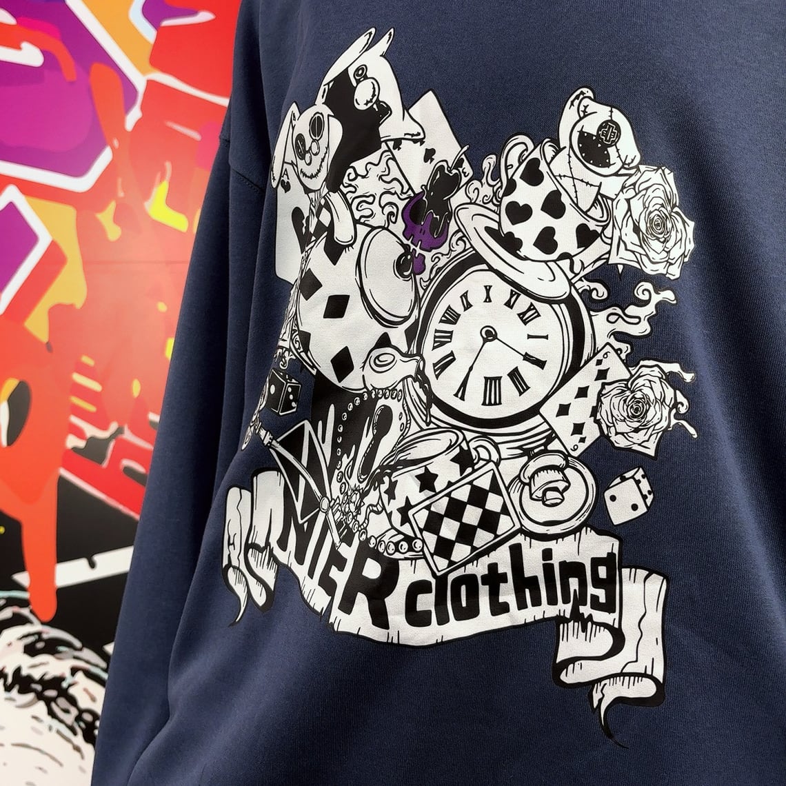 ワンコイン MEGA PRESENT》CLOCK WONDERLAND PULLOVER | NIER CLOTHING