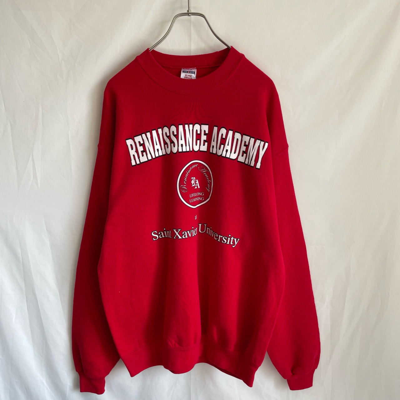 90s 00s デッドストック JERZEES カレッジロゴ スウェット 古着  