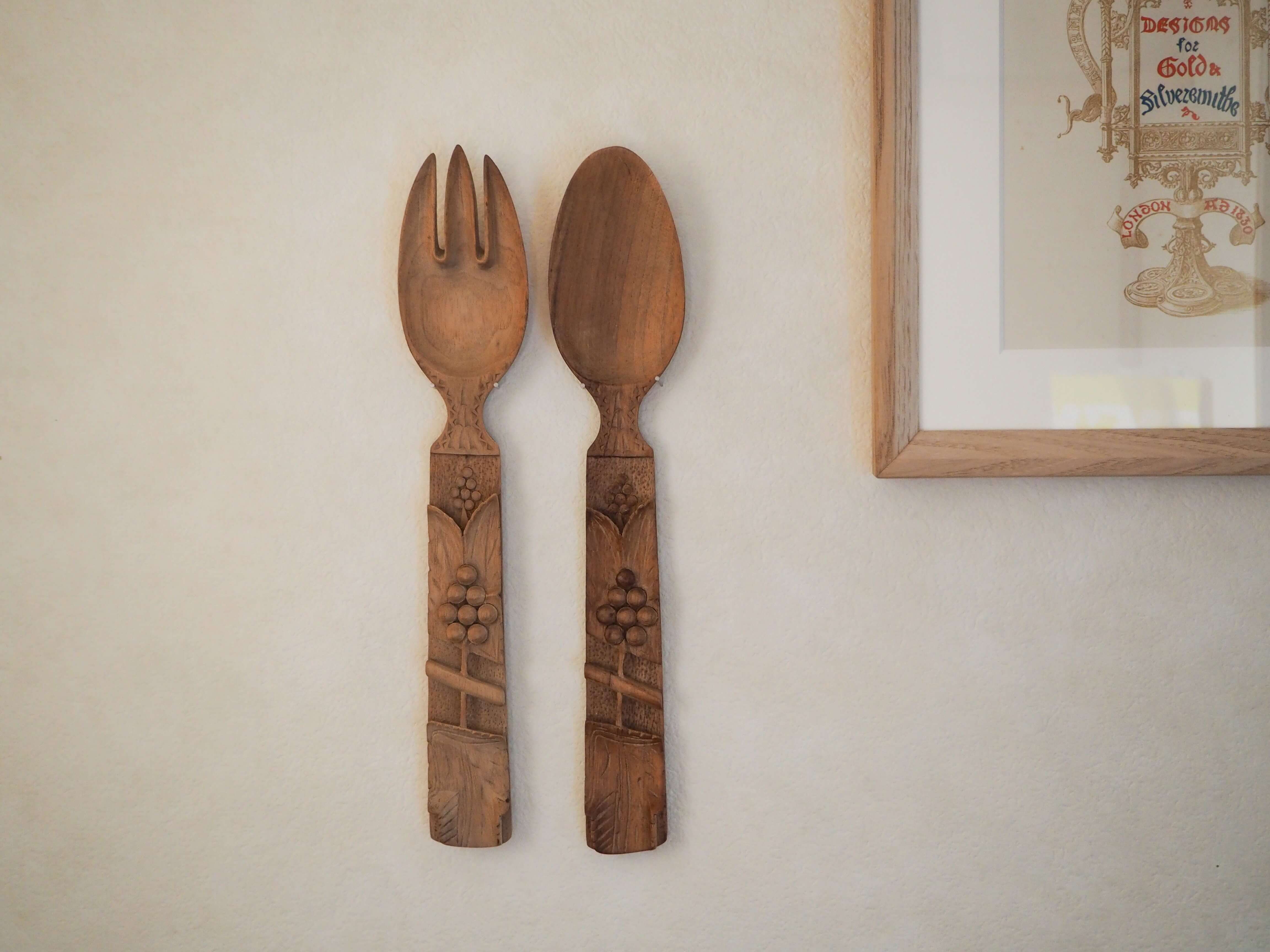 木製 ヴィンテージ フォーク オブジェ 彫刻 ファーマーズ風 obj-2