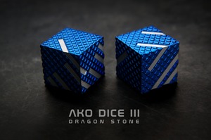 AKO DICE Ⅲ [1個]：BLUE (ALUMINUM)