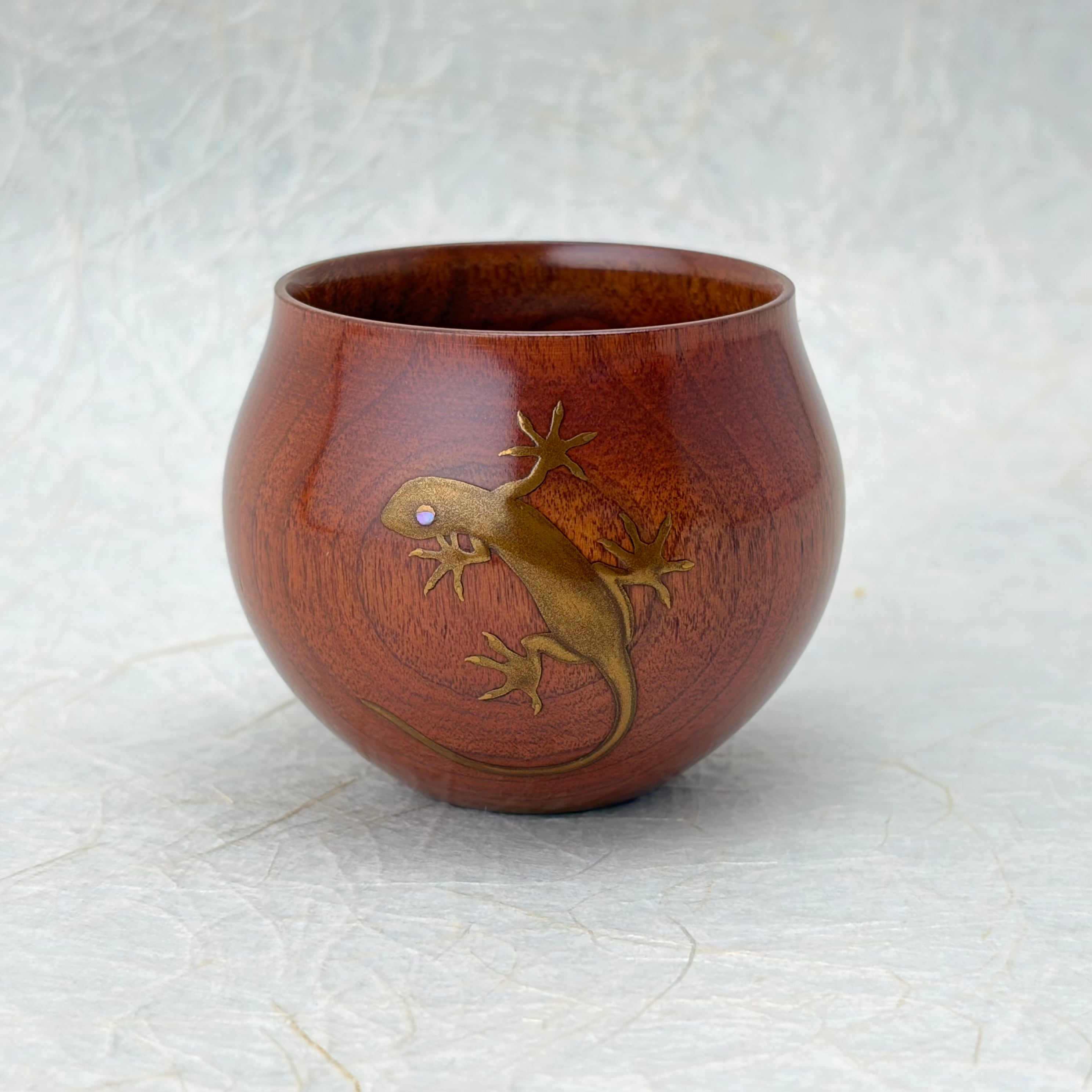 天然木漆器塗り上蓋三面梅青海波蒔絵三段重桐箱入り 漆ギャラリー 青海波