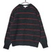 [OLD GAP] Vintage Border Crew Neck Wool Knit [1980s -] Vintage Crew Neck Knit
