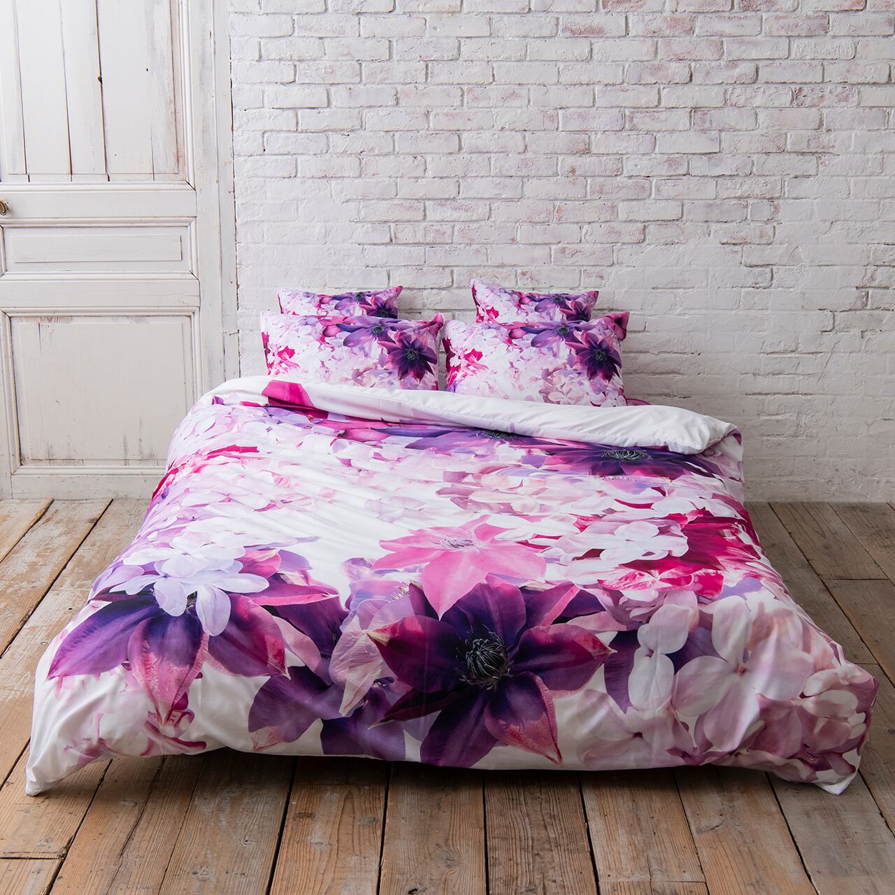 DACANS　ダカンス　掛け布団カバー ピンク ダブルサイズ DACANS ダカンス 掛け布団カバー ピンク クイーンサイズ