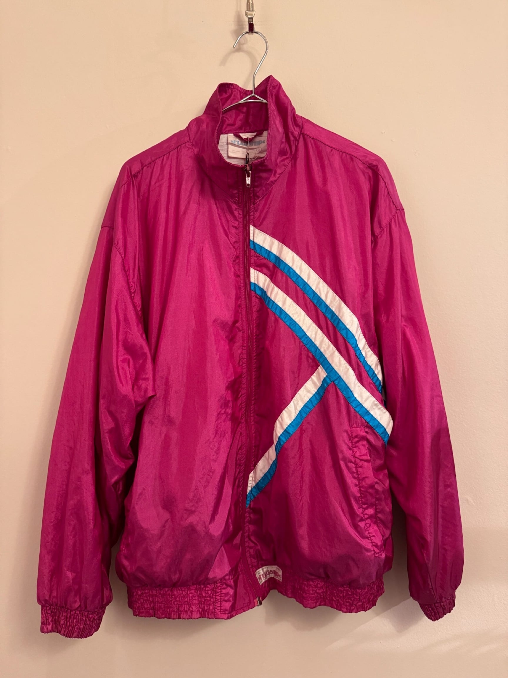 ［専用］  ナイロンジャケット FLAGSHIP 80's ピンクレトロナイロンブルゾン | DROOMTUIN_VINTAGE