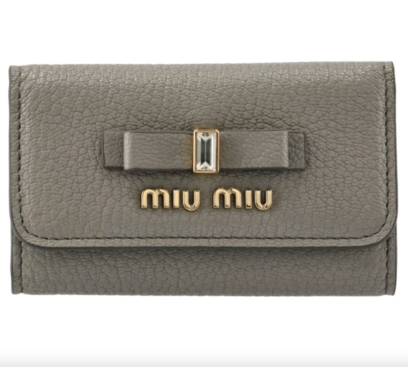 miumiu パールリボンキーケース