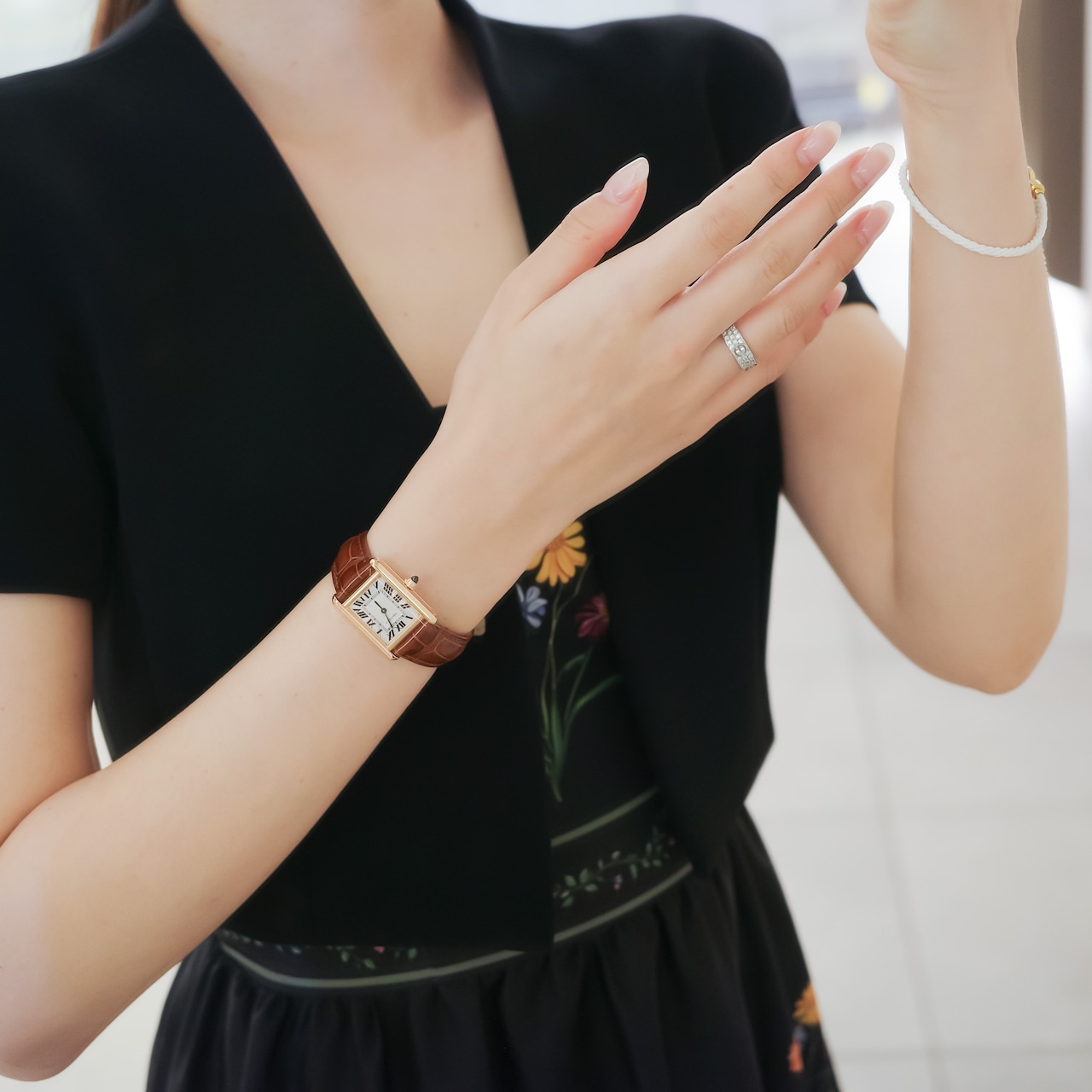 カルティエ タンクルイ SM ピンクゴールド 手巻き