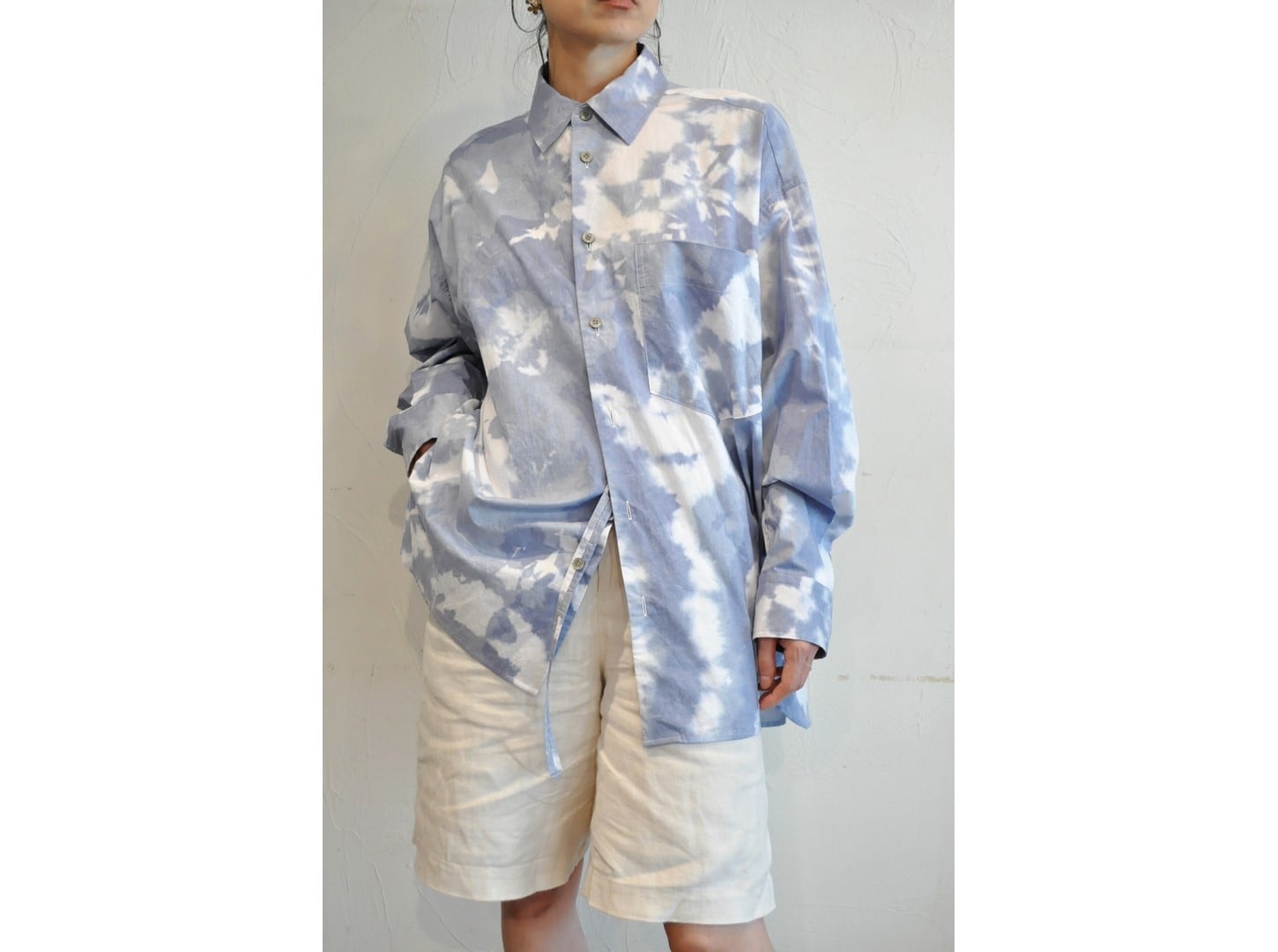 RISLEY docking knit shirt ドッキングニットシャツ 完売 RISLEY】docking knit shirt /【リズレイ】ドッキングニットシャツ