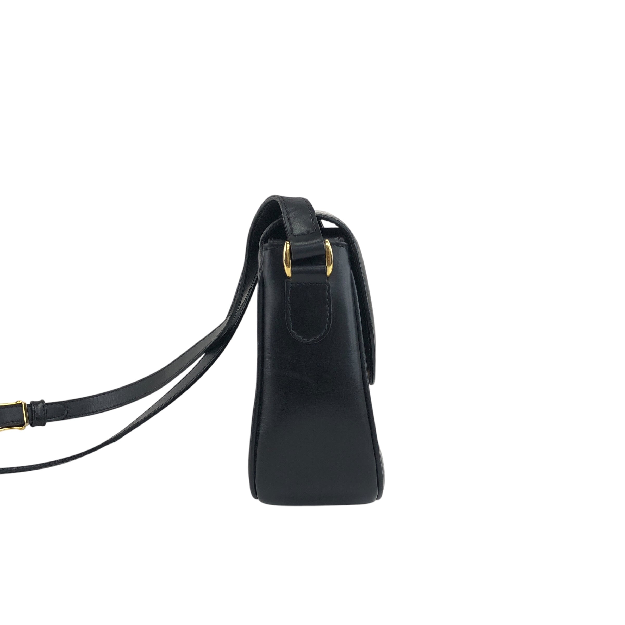 CELINE セリーヌ ショルダーバッグ ブラック ホースビット ミニバッグ