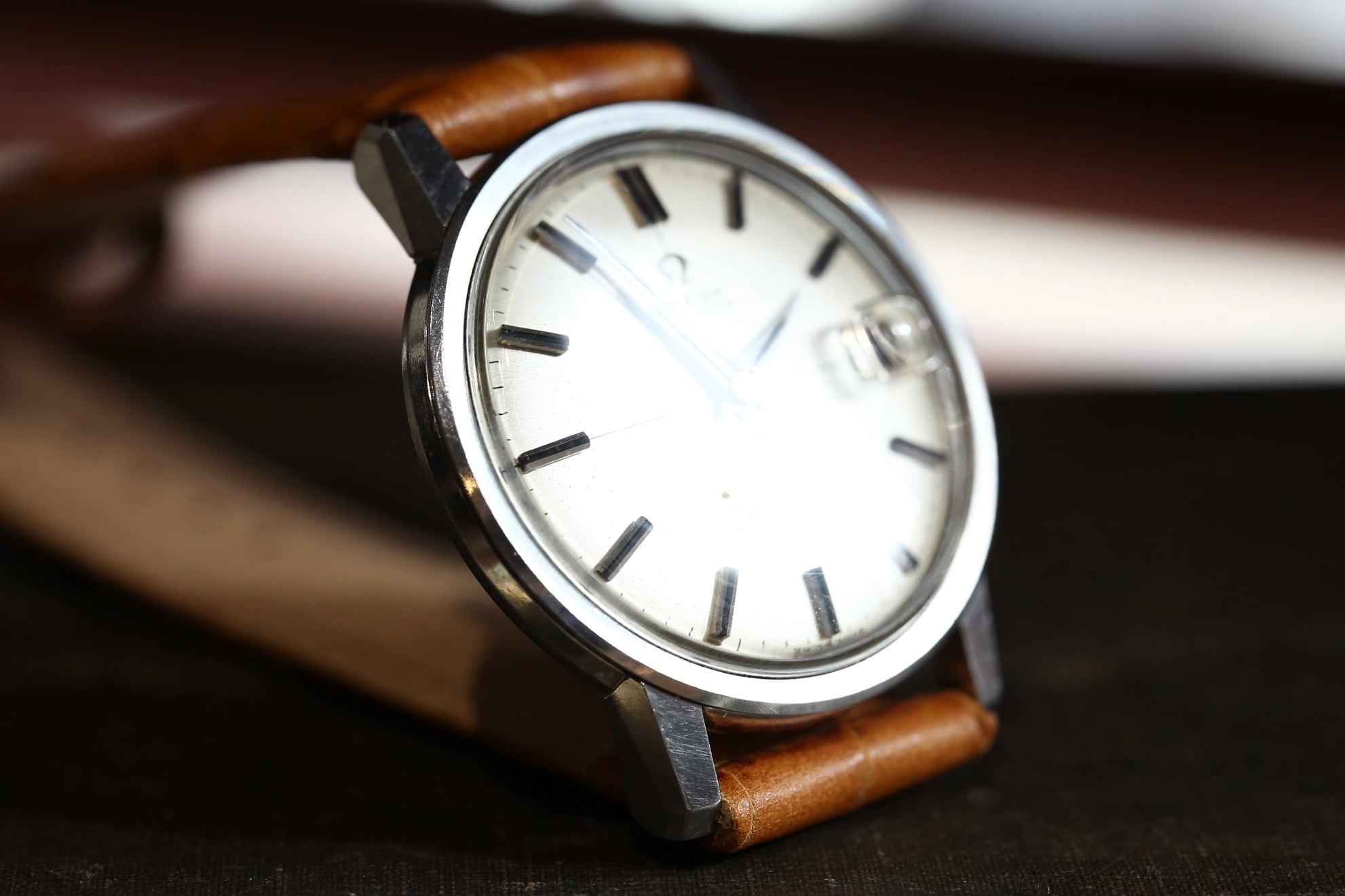 OMEGA】 1960's オメガ シーマスター クロスライン デイト 多面カット