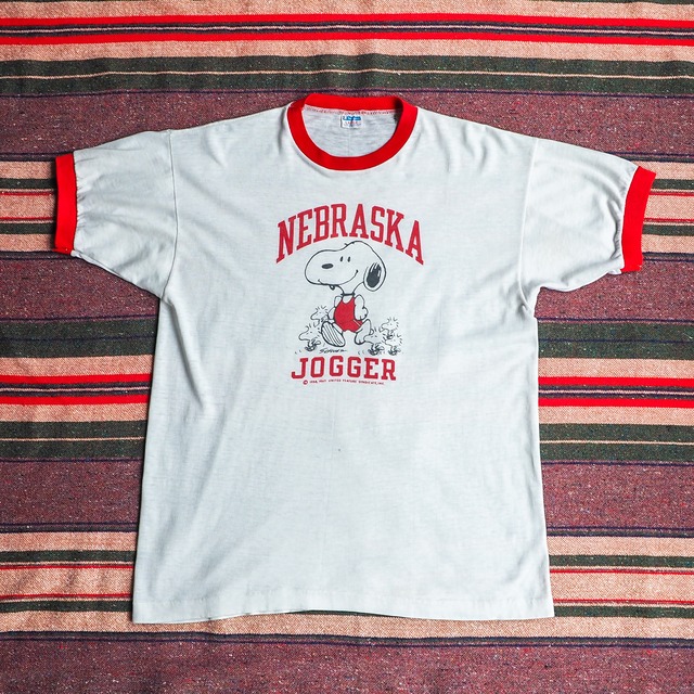 70-80s Champion Snoopy Ringer T-shirt