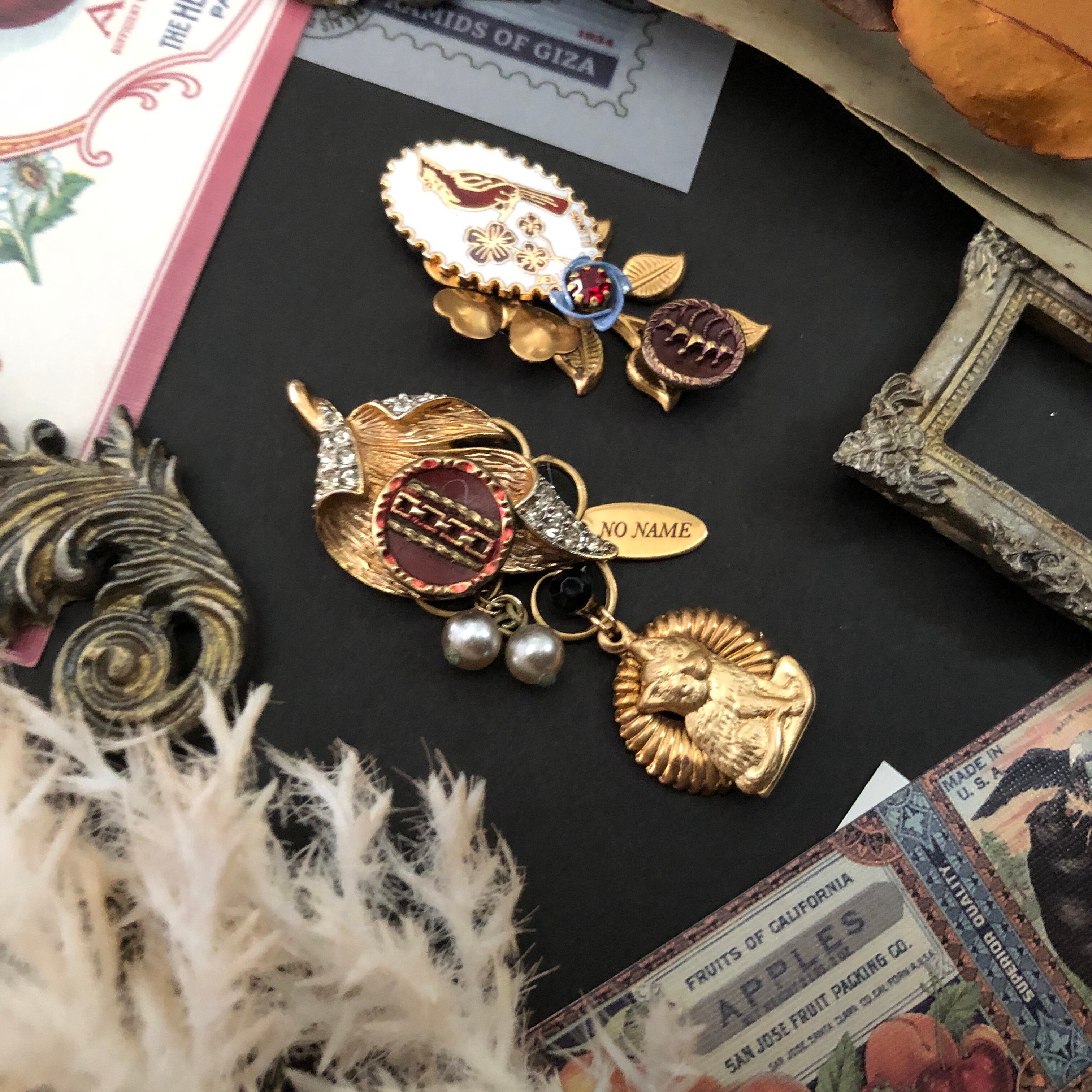 ヴィンテージ アクセサリー ピアス イヤリング ネックレス ブローチ 