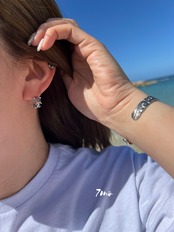 316Lホヌフープピアス（片耳1個売り）