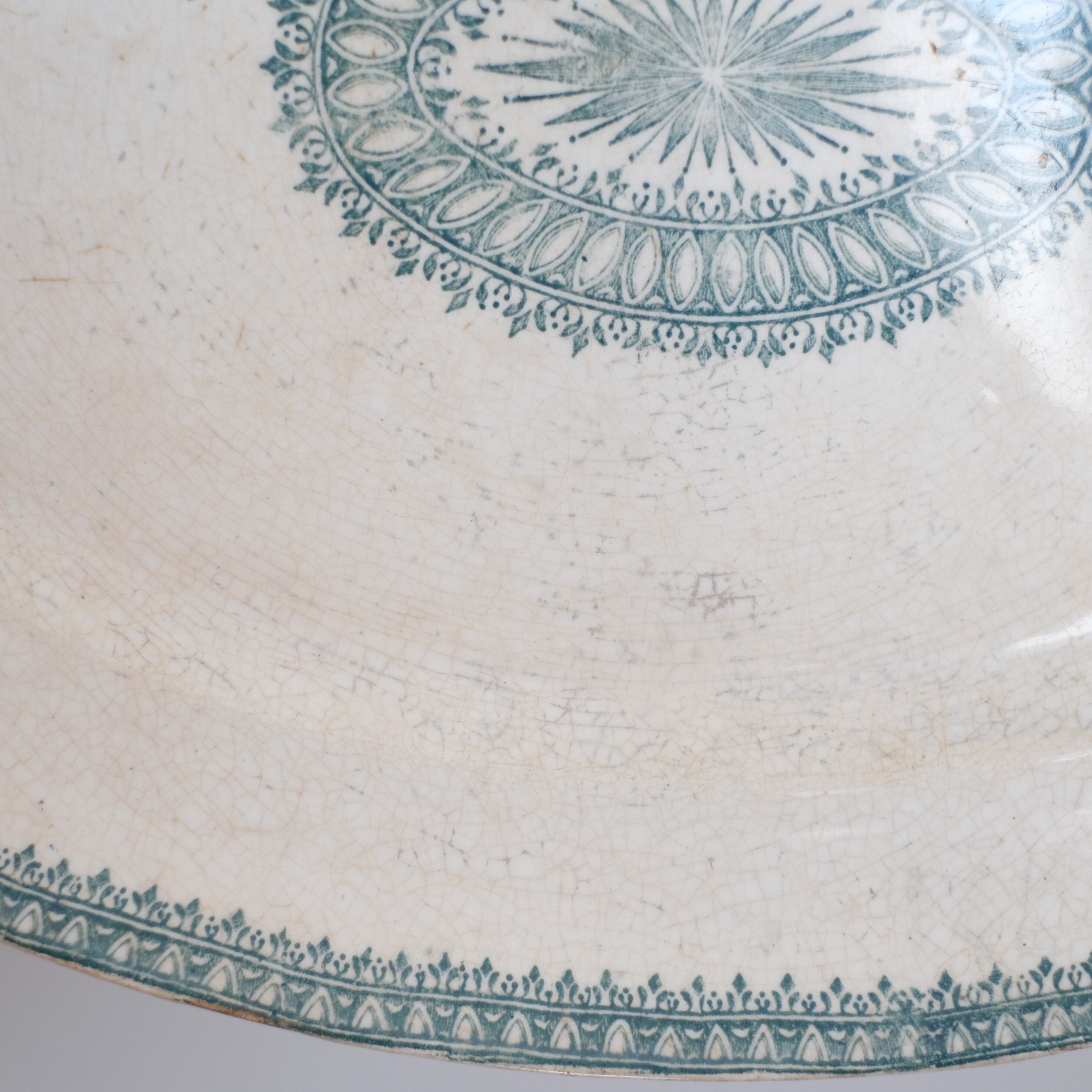 Creil Et Montereau oval plate クレイユモントロー窯 オーバルプレート blanche0523