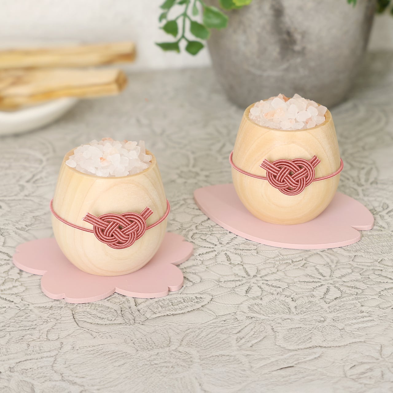 選べる敷き皿】置き塩 さくら | 福招きの社