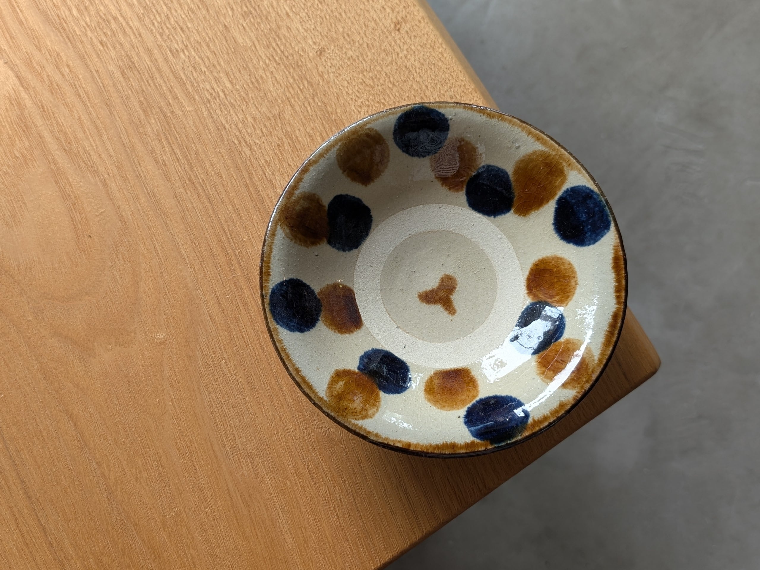 やちむん 5寸皿（三彩・3色） | 勝窯 | inoya | Basic Life Store