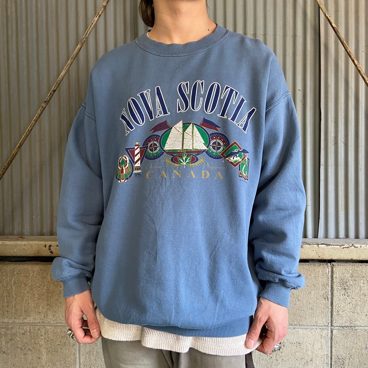 GILDAN ギルダン プリント スウェット メンズL 古着 ビンテージ 