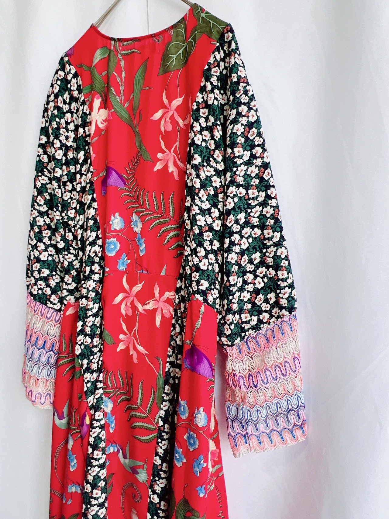 【KOH ISHIGURO】Floral and embroidery docking "haori" - 17