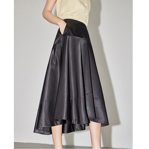 asymmetry spring flare skirt （2color）<sk1393>